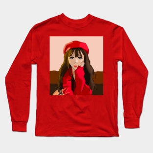 Red Beret Long Sleeve T-Shirt